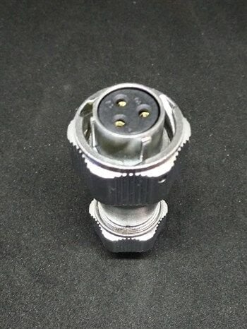 WY16K3TE IP67 Metal Bayonet Kablo Tipi Konnektör