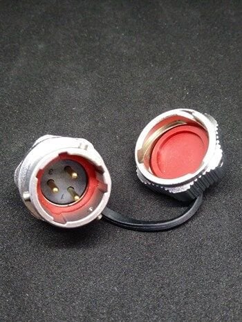 WY16J3ZM IP67 Metal Bayonet Panel Tipi Konnektör