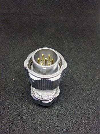 WY20J7TE IP67 Metal Bayonet Kablo Tipi Konnektör
