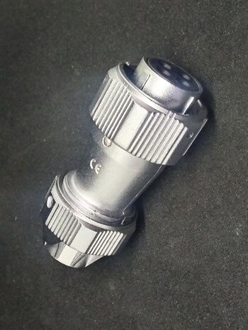 WY20K4TE IP67 Metal Bayonet Kablo Tipi Konnektör