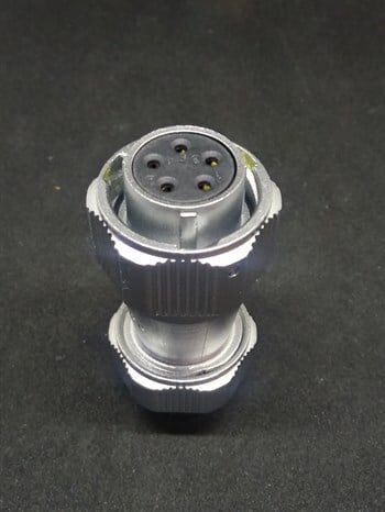 WY20K5TE IP67 Metal Bayonet Kablo Tipi Konnektör