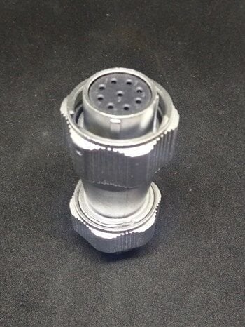 WY20K9TE IP67 Metal Bayonet Kablo Tipi Konnektör