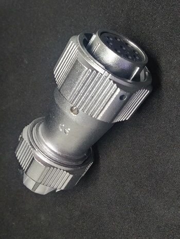WY20K9TE IP67 Metal Bayonet Kablo Tipi Konnektör