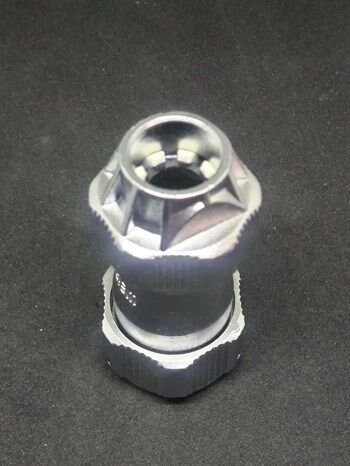 WY20K12TE IP67 Metal Bayonet Kablo Tipi Konnektör