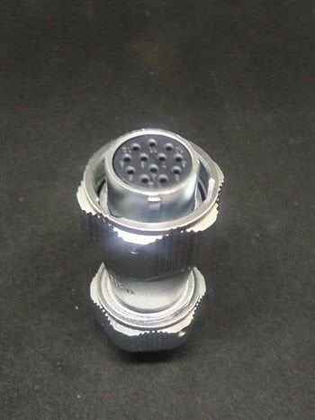 WY20K12TE IP67 Metal Bayonet Kablo Tipi Konnektör