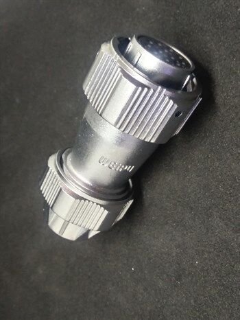 WY20K12TE IP67 Metal Bayonet Kablo Tipi Konnektör