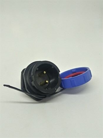 SY2112/P2 IP67 Bayonet Plastik Panel Tipi Konnektör