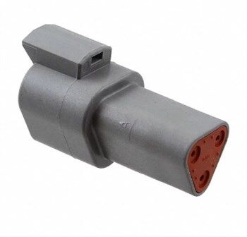 DT04-3P Deutsch DT Serisi 3 Pinli Erkek Konnektör