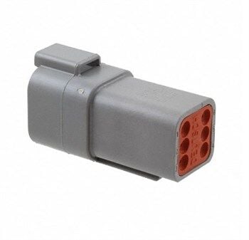 DT04-6P Deutsch DT Serisi 6 Pinli Erkek Konnektör