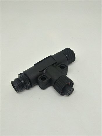 M12-4T IP68 M12 T Konnektör Dağıtıcı