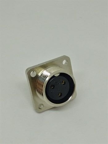 16MF-3H Kare Flanşlı Panel Tipi Konnektör