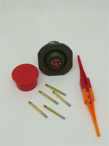 D38999/24WB5SN Jum Nut Receptacle Panel Tipi Dişi Konnektör