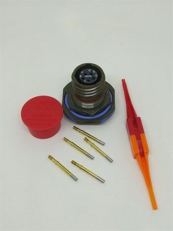 D38999/24WB5SN Jum Nut Receptacle Panel Tipi Dişi Konnektör