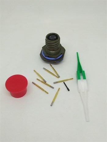 D38999/24WA35SA Jum Nut Receptacle Panel Tipi Dişi Konnektör