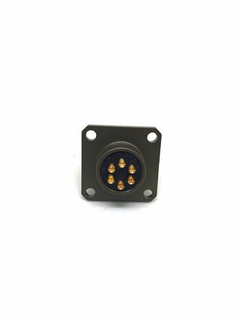 MS3112E 10-6S Shell Panel Tipi Askeri Konnektör