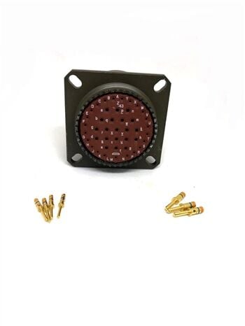 D38999/20WJ43PA Panel Tipi Erkek Konnektör