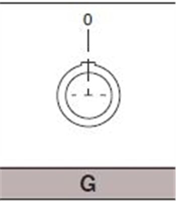 PKG.M0.7GL.LG 7 Pinli Panel Tipi Dişi Konnektör