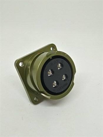 KDB02E 24-22S Bayonet Panel Tipi Askeri Konnektör