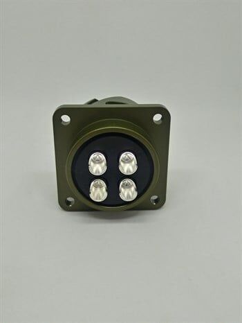 KDB02E 24-22P Bayonet Panel Tipi Askeri Konnektör