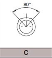 PKC.M0.5GL.LG 5 Pinli Panel Tipi Dişi Konnektör