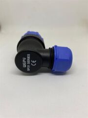 SP2116/S15 IP68 Plastik 90 Derece Kablo Tipi Konnektör