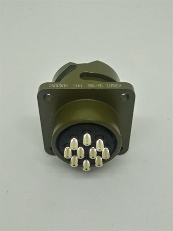 KDB02E 18-19S Bayonet Panel Tipi Askeri Konnektör