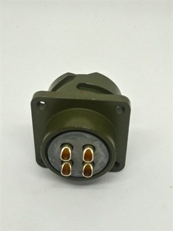 KDB02E 20-4S Bayonet Panel Tipi Askeri Konnektör