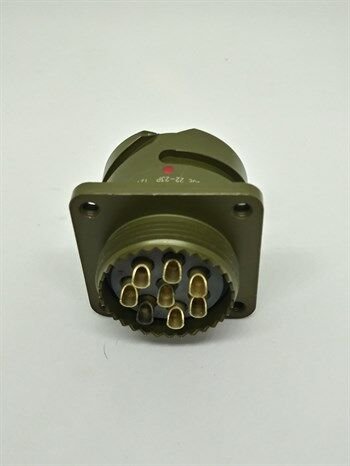 KDB02E 22-23P Bayonet Panel Tipi Askeri Konnektör