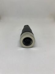 M12 5 Pin Kablo Tipi Dişi Konnektör