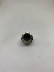 M12 5 Pin Panel Erkek Konnektör - Arkadan Somunlu