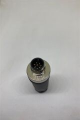 M12 8 Pin Kablo Tipi Erkek Konnektör