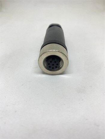 M12 8 Pin Kablo Tipi Dişi Konnektör