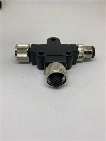 M12 5 Pin T Konnektör