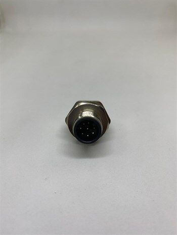 M12 8 Pin Panel Tipi Erkek Konnektör Arkadan Somunlu