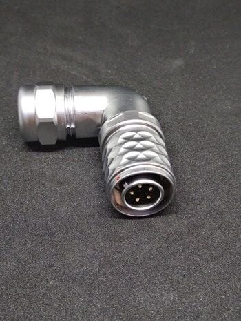 SF1214/P5 IP67 Metal 90 Derece Kablo Tipi Konnektör