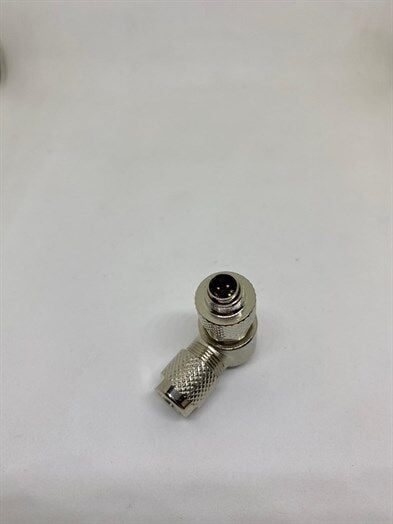 M9 Kablo Tipi 90 Derece 3 Pinli Erkek Konnektör
