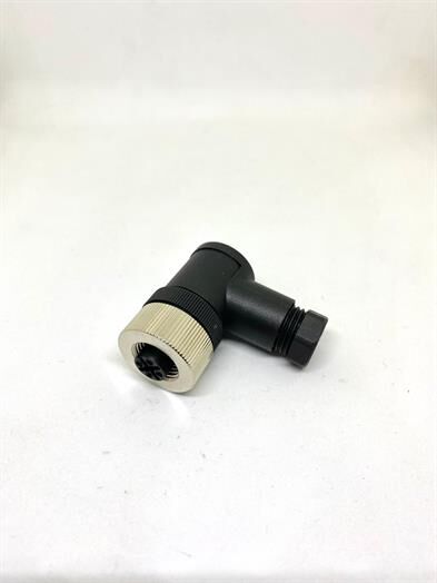 M12 4 Pin 90Derece Dişi Konnektör