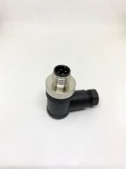 M12 4 Pin 90Derece Erkek Konnektör