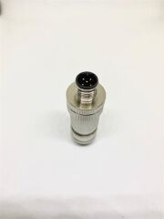 M12 5 Pin Metal Kasa Kablo Tipi Erkek Konnektör