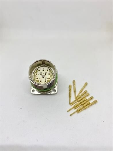 M23 12 Pin Panel Tipi Erkek Konnektör