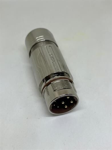 M23 8 Pin (4+4) Karşıt Kablo Tipi Erkek Konnektör