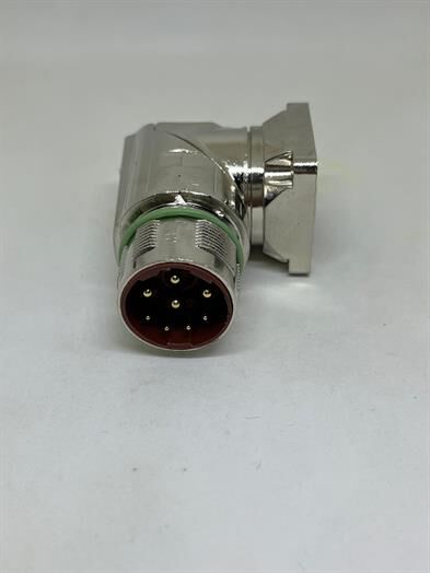 M23 8 Pin(4+4)90Derece Panel Tipi Erkek Konnektör