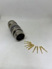 M23 9(8+1) Pin Karşıt Kablo Tipi Erkek Konnektör