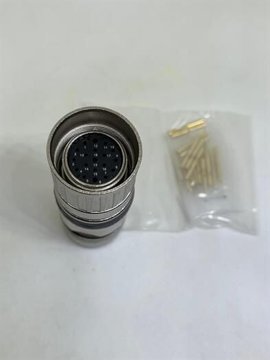 M23 19(16+3) Pin Kablo Tipi Dişi Konnektör