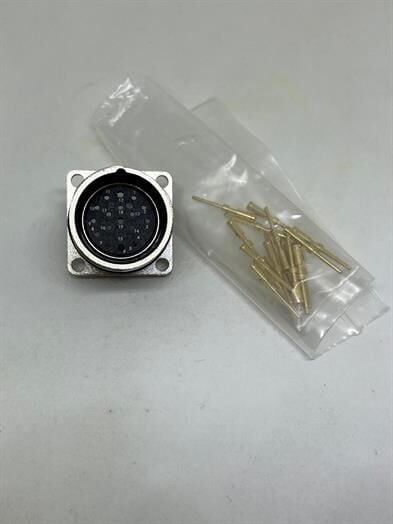 M23 19(16+3) Pin Panel Tipi Erkek Konnektör