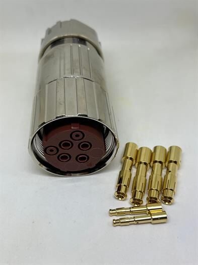 M40 6(4+2) Pin Kablo Tipi Dişi Konnektör