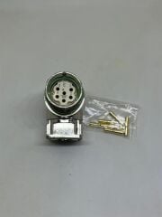 M623 6 Pin 90Derece Panel Tipi Dişi Konnektör