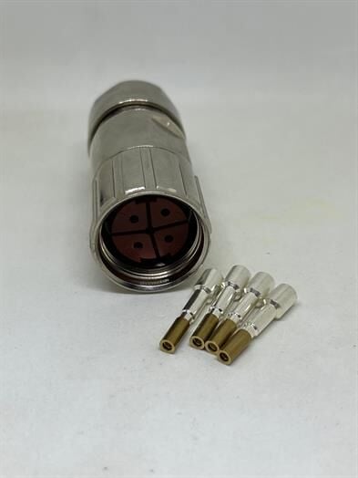 M23 4 Pin Kablo Tipi Dişi Konnektör 6FX2003-0LL13