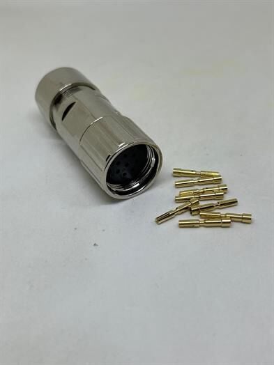 M17 8 Pin Kablo Tipi Dişi Konnektör 6FX2003-0SL13