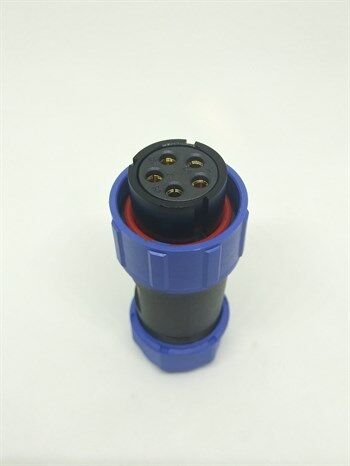 SY2110/S5 IP67 Plastik Bayonet Kablo Tipi Konnektör
